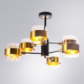 Люстра на штанге Arte Lamp Carlo A8205SP-6BK в Тарко-Сале - tarko-sale.ok-mebel.com | фото 2