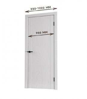 Межкомнатная дверь Bolivar Роялвуд белый (комплект) 900 в Тарко-Сале - tarko-sale.ok-mebel.com | фото