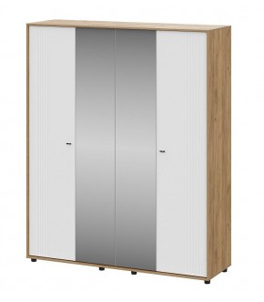 МИЛАН Шкаф четырехстворчатый (Белый Матовый) в Тарко-Сале - tarko-sale.ok-mebel.com | фото
