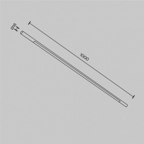 Модульный светильник Maytoni Basis C100CL-L1000-24W3-6K-B в Тарко-Сале - tarko-sale.ok-mebel.com | фото 6