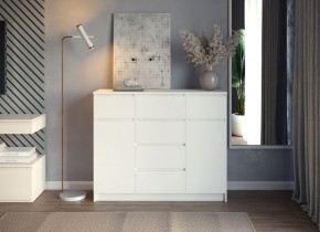 МОРИ МК 1200.4 Комод (белый) в Тарко-Сале - tarko-sale.ok-mebel.com | фото 3