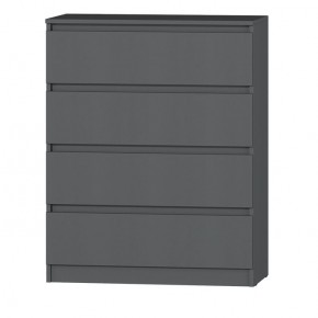 МС "Хилтон" Комод №1 800 (4 ящ.) графит в Тарко-Сале - tarko-sale.ok-mebel.com | фото 2
