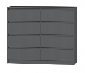 МС "Хилтон" Комод №3 1200 (8 ящ.) графит в Тарко-Сале - tarko-sale.ok-mebel.com | фото 2