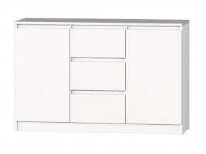 МС "Хилтон" Комод №4 1200 (белый текстурный) в Тарко-Сале - tarko-sale.ok-mebel.com | фото 2