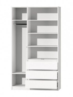 МС "Хилтон" Шкаф №2 1200 (Белый текстурный) в Тарко-Сале - tarko-sale.ok-mebel.com | фото 3