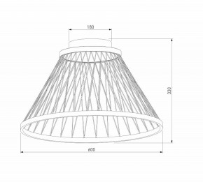 Накладной светильник Eurosvet Cesta 40019/1 LED коричневый в Тарко-Сале - tarko-sale.ok-mebel.com | фото 4