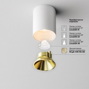 Накладной светильник Maytoni Alfa LED C064CL-8W2.7K-RD-WB в Тарко-Сале - tarko-sale.ok-mebel.com | фото 3