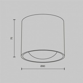 Накладной светильник Maytoni Lens C217CL-15W4K-W в Тарко-Сале - tarko-sale.ok-mebel.com | фото 7