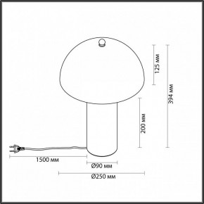 Настольная лампа декоративная Odeon Light Rufina 7089/2T в Тарко-Сале - tarko-sale.ok-mebel.com | фото 5