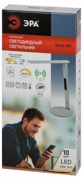 Настольная лампа офисная Эра  NLED-505-10W-W в Тарко-Сале - tarko-sale.ok-mebel.com | фото 5