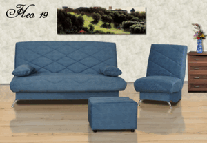 Комплект мягкой мебели НЕО 19 (3+1+ Пуф) в Тарко-Сале - tarko-sale.ok-mebel.com | фото 1