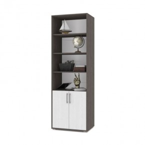 ОЛИВИЯ О21 Шкаф-стеллаж (анкор темный/анкор светлый) в Тарко-Сале - tarko-sale.ok-mebel.com | фото