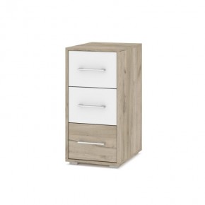 ОЛИВИЯ О62 Комод-тумба (дуб серый/белый) в Тарко-Сале - tarko-sale.ok-mebel.com | фото