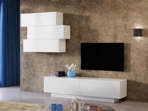ПАОЛА Гостиная (Белый/Белый) в Тарко-Сале - tarko-sale.ok-mebel.com | фото 4