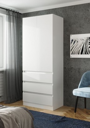 ПАРУС Шкаф 2-х ств. 800 (белый) в Тарко-Сале - tarko-sale.ok-mebel.com | фото