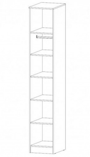 КОСТА-РИКА Пенал (шимо темный/шимо светлый) в Тарко-Сале - tarko-sale.ok-mebel.com | фото 2