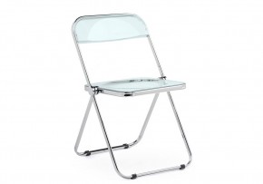 Пластиковый стул Fold складной clear gray-blue в Тарко-Сале - tarko-sale.ok-mebel.com | фото