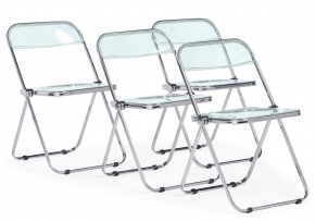 Пластиковый стул Fold складной clear gray-blue в Тарко-Сале - tarko-sale.ok-mebel.com | фото 9