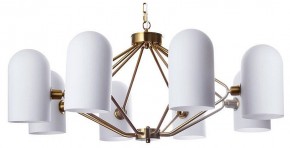 Подвесная люстра Arte Lamp Cassel A5454LM-8PB в Тарко-Сале - tarko-sale.ok-mebel.com | фото