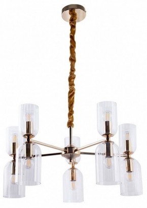 Подвесная люстра Arte Lamp Charm A1623LM-10GO в Тарко-Сале - tarko-sale.ok-mebel.com | фото