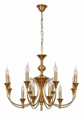 Подвесная люстра Arte Lamp Collinetta A4094LM-12PB в Тарко-Сале - tarko-sale.ok-mebel.com | фото 2