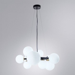 Подвесная люстра Arte Lamp Gemini A2243SP-10BK в Тарко-Сале - tarko-sale.ok-mebel.com | фото 3