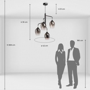Подвесная люстра De City Альфа 23 324019104 в Тарко-Сале - tarko-sale.ok-mebel.com | фото 8