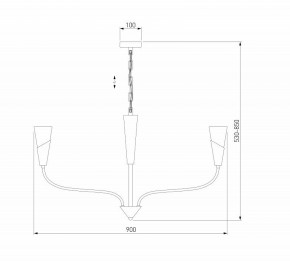 Подвесная люстра Eurosvet Rhyton 60167/8 никель в Тарко-Сале - tarko-sale.ok-mebel.com | фото 6