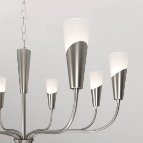 Подвесная люстра Eurosvet Rhyton 60167/8 никель в Тарко-Сале - tarko-sale.ok-mebel.com | фото 7
