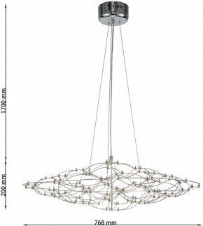 Подвесная люстра Favourite Thinner 4305-8P в Тарко-Сале - tarko-sale.ok-mebel.com | фото 5