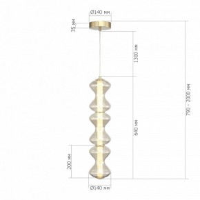 Подвесная люстра ST-Luce SPINE SL6136.213.01 в Тарко-Сале - tarko-sale.ok-mebel.com | фото 4