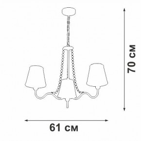 Подвесная люстра Vitaluce V1848 V1848-8/3 в Тарко-Сале - tarko-sale.ok-mebel.com | фото 7