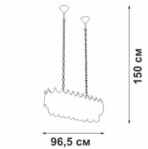 Подвесная люстра Vitaluce V58120 V58120-8/11 в Тарко-Сале - tarko-sale.ok-mebel.com | фото 3