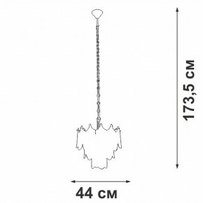 Подвесная люстра Vitaluce V58120 V58120-8/5 в Тарко-Сале - tarko-sale.ok-mebel.com | фото 3