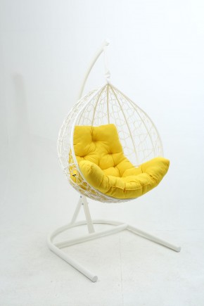 Подвесное кресло Бароло (белый/желтый) в Тарко-Сале - tarko-sale.ok-mebel.com | фото