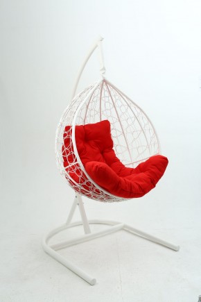 Подвесное кресло Бароло (белый/красный) в Тарко-Сале - tarko-sale.ok-mebel.com | фото
