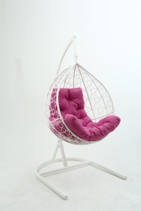 Подвесное кресло Бароло (белый/розовый) в Тарко-Сале - tarko-sale.ok-mebel.com | фото
