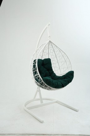 Подвесное кресло Бароло (белый/зеленый) в Тарко-Сале - tarko-sale.ok-mebel.com | фото
