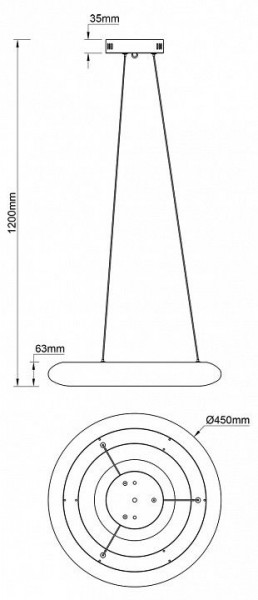 Подвесной светильник Escada Soft 10258/1LED в Тарко-Сале - tarko-sale.ok-mebel.com | фото 7