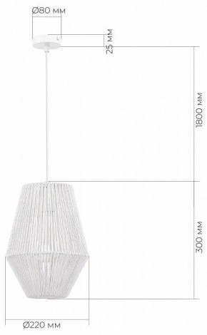 Подвесной светильник EVOLUCE ETTAN SLE6025-513-01 в Тарко-Сале - tarko-sale.ok-mebel.com | фото 6