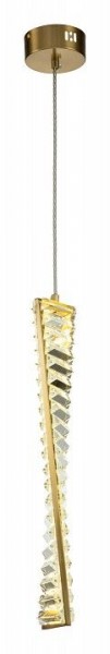 Подвесной светильник Indigo Frizzante 12015/1P Brass в Тарко-Сале - tarko-sale.ok-mebel.com | фото 3