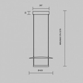 Подвесной светильник Maytoni Ambience MOD280PL-L23B3K1 в Тарко-Сале - tarko-sale.ok-mebel.com | фото 4