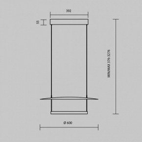 Подвесной светильник Maytoni Ambience MOD280PL-L30B3K1 в Тарко-Сале - tarko-sale.ok-mebel.com | фото 4