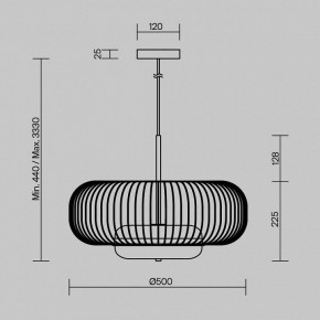 Подвесной светильник Maytoni Levitation MOD376PL-L30G3K в Тарко-Сале - tarko-sale.ok-mebel.com | фото 5