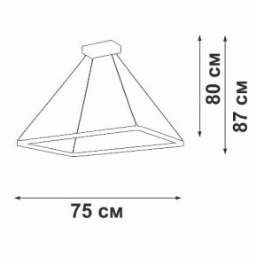 Подвесной светильник Vitaluce V2704 V2704-9/1S в Тарко-Сале - tarko-sale.ok-mebel.com | фото 3