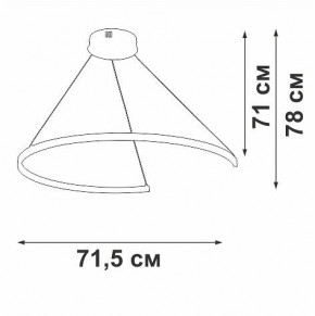 Подвесной светильник Vitaluce V2706 V2706-9/1S в Тарко-Сале - tarko-sale.ok-mebel.com | фото 3