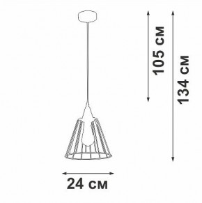 Подвесной светильник Vitaluce V2848 V2848-1/1S в Тарко-Сале - tarko-sale.ok-mebel.com | фото 3