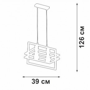 Подвесной светильник Vitaluce V2861 V2861-1/2S в Тарко-Сале - tarko-sale.ok-mebel.com | фото 5