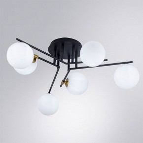 Потолочная люстра Arte Lamp Gemini A2243PL-6BK в Тарко-Сале - tarko-sale.ok-mebel.com | фото 2