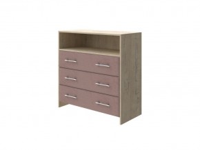 PROxSON Комод Varna (ЛДСП Бунратти+ткань Бунратти/Ultra Горячий шоколад) 90x40 в Тарко-Сале - tarko-sale.ok-mebel.com | фото